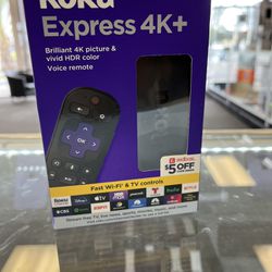 Roku Express 4k Plus Streaming [brand New Sealed]