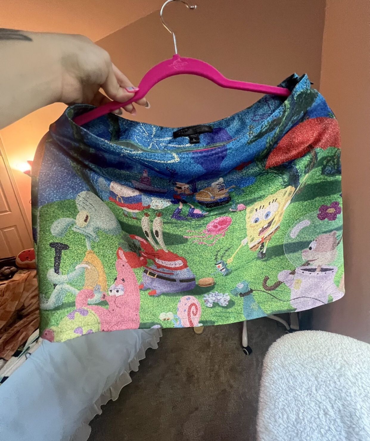 Dolls Kill SpongeBob Mini Skirt