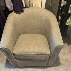 Oatmeal Heather Rocking Round Chair 