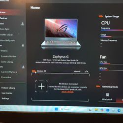 Gaming Laptop “ROG Zephyrs G15” Ryzen 7 3750H , GTX 1660 TI With MAX Q Design