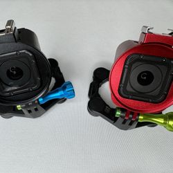 GoPro Session w/cages  & Snap Mounts