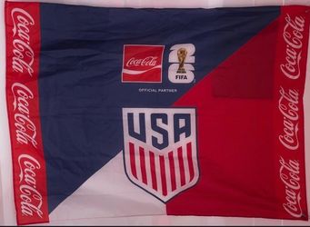 USA banner cape / flag.       FIFA World Cup bracelets BofA (Bank of America