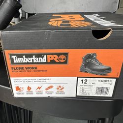 Timberland Steel Toe Shoes Size 12