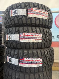 315/70/17 AMERICAN ROAD STAR RT 4 NEW TIRES INSTALLED ✅ INSTALADAS ✅