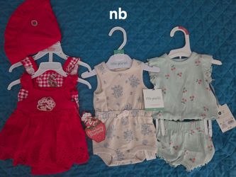 Newborn baby girl sets
