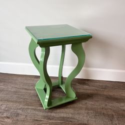 Green Painted Side/ Accent Table
