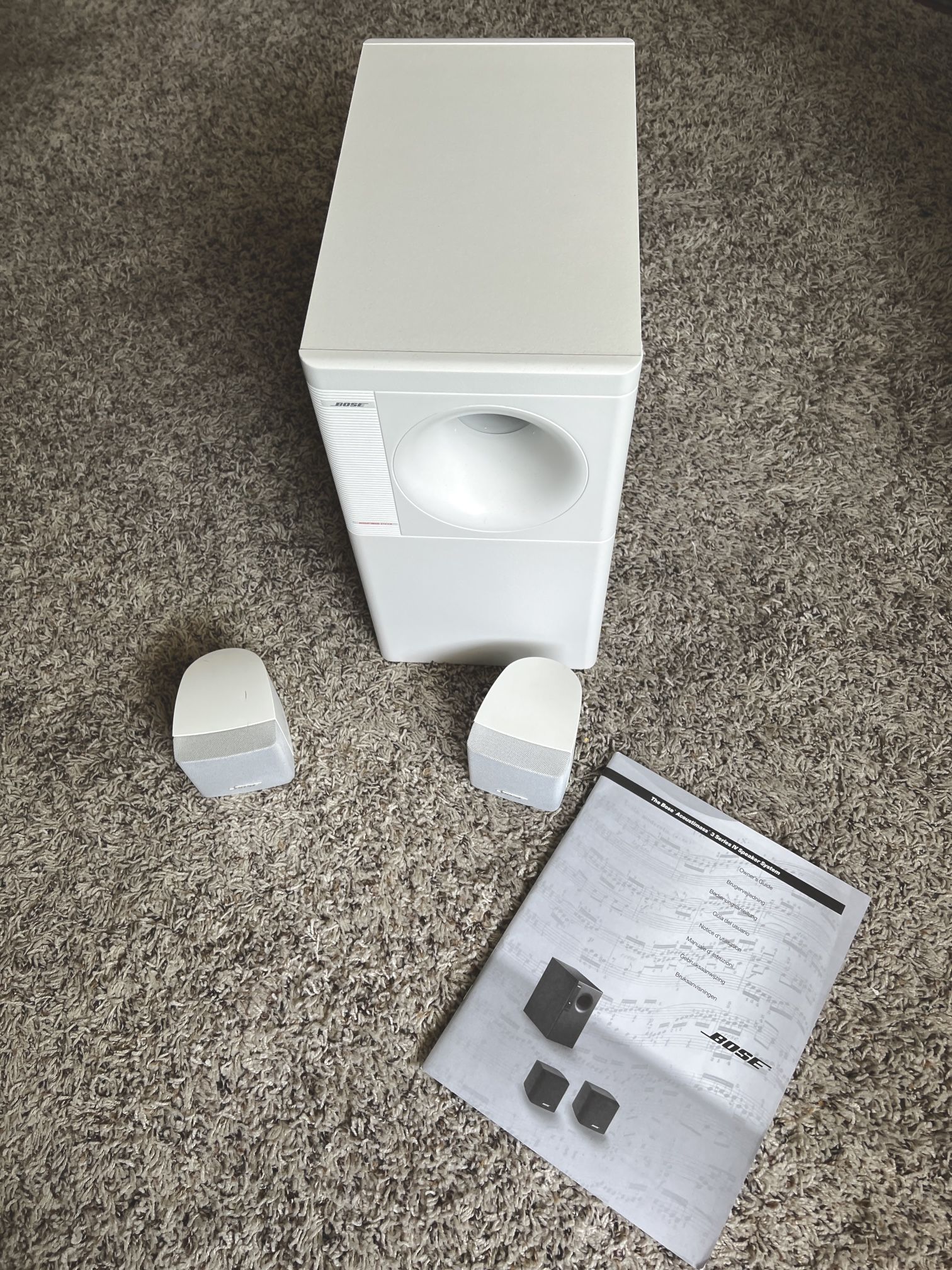 Complete Denon/Bose Stereo 2.1 Setup!