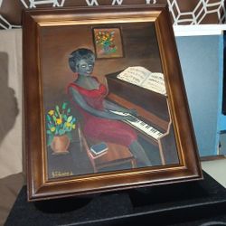 A. GIBSON JR Painting 16inches x 20inches Signed Framed Original Art