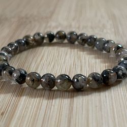 .Natural Charged Quartz Bracelet (known For:  Healer, Calm Emotions, Reduce Stress & Anxiety)