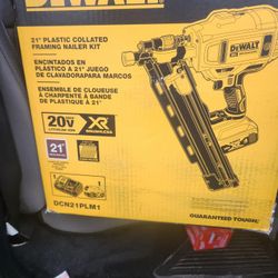 New Dewalt 21 Plastic Collated Nail Gun Kit