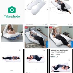 Pregnancy Full Body, Maternity U-Shaped Contour Pillow By BLUESTONE