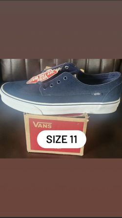 Blue Suede Vans, Size 11 Men’s