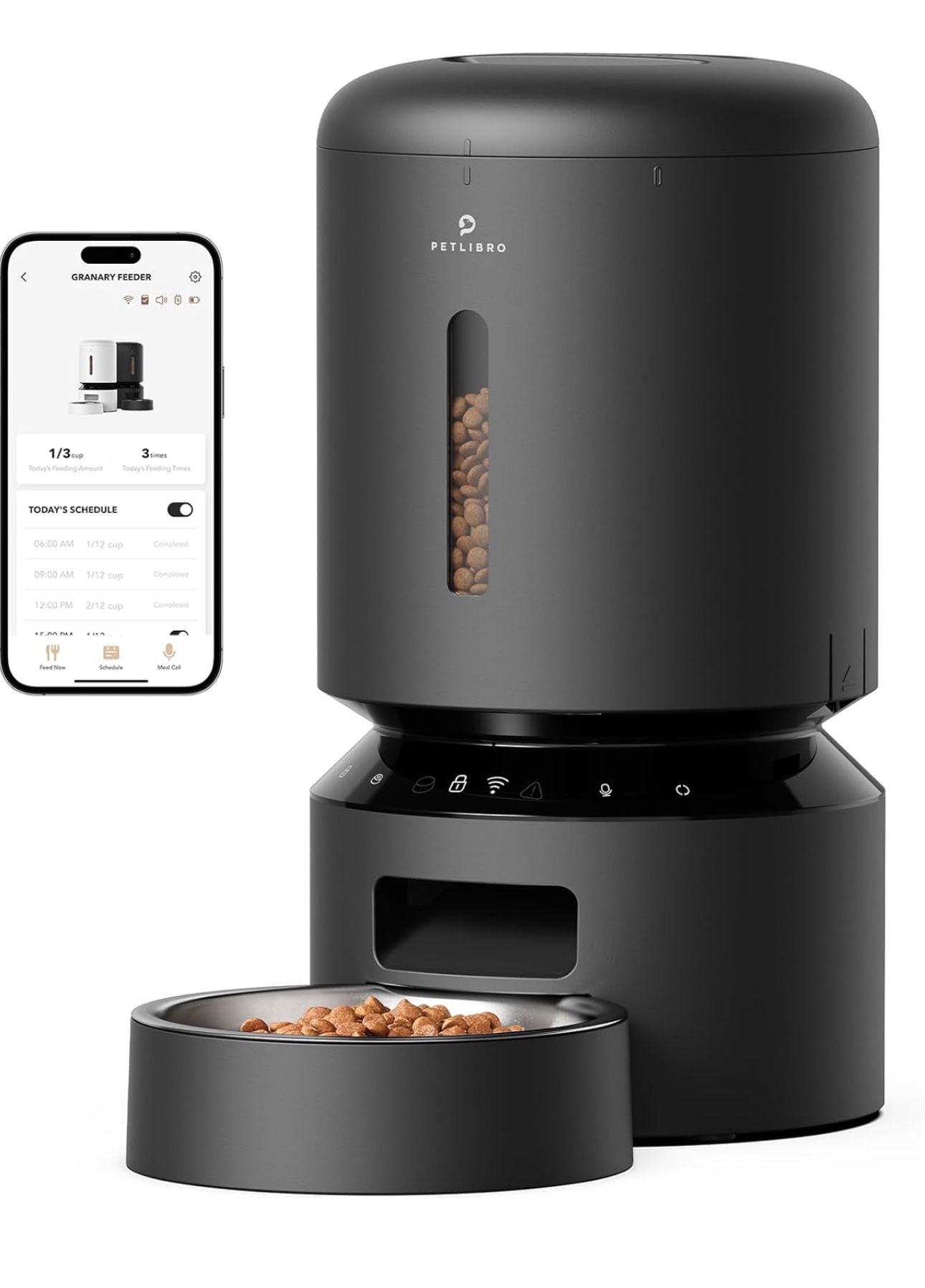 PETLIBRO Automatic Cat Feeder, 5G WiFi Automatic Dog Feeder with Freshness Preservation, 5L Timed