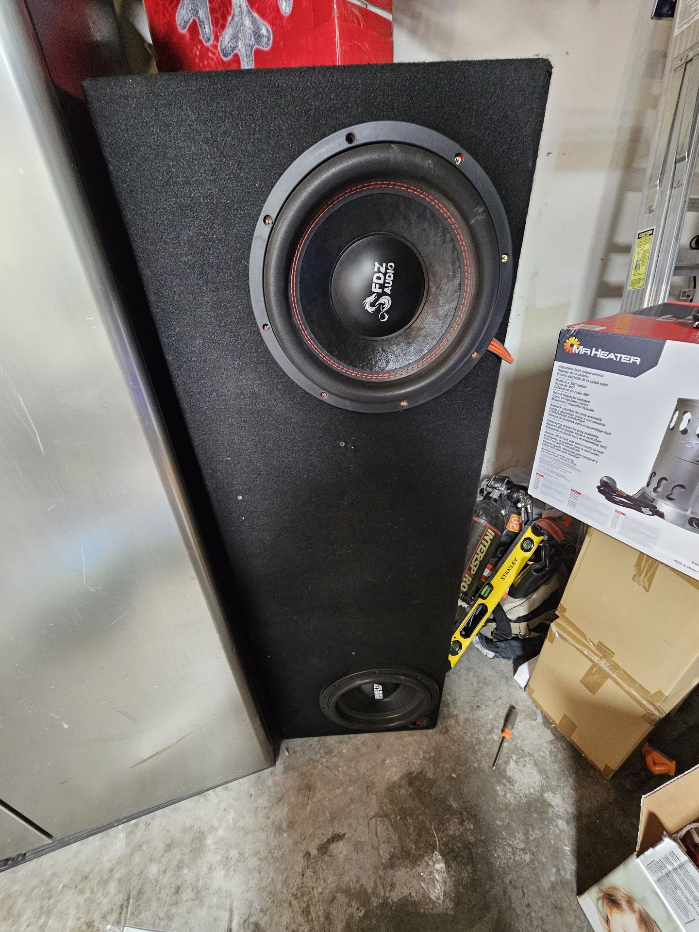 Single cab ram box with subs