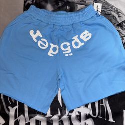 Sp5der Dusty Blue V2 Shorts 