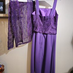 Purple Mother-In-Law Dress