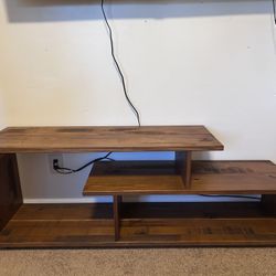 Wood Entertainment Center / TV Stand