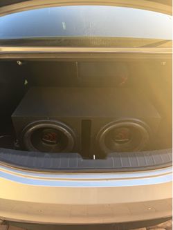 Massive 3000 watt subwoofers