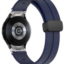 22mm Magnetic Silicone Band for Samsung Galaxy Watch – Blue (New)