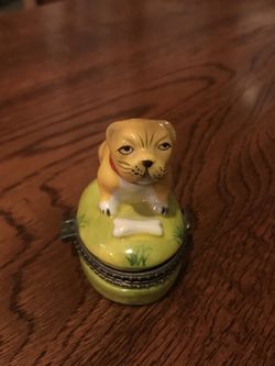 BullDog or Small Dog Trinket Holder