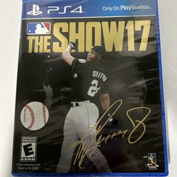PS4 MLB The Show17 Video Game 