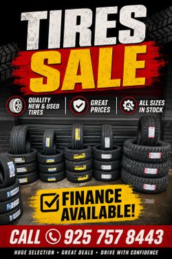 Brand new tires for sale financial available