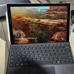 Microsoft Surface With Pen And Keyboard