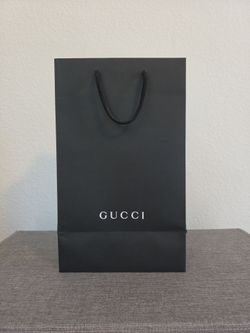 Gucci Shopping Bag Black Paper