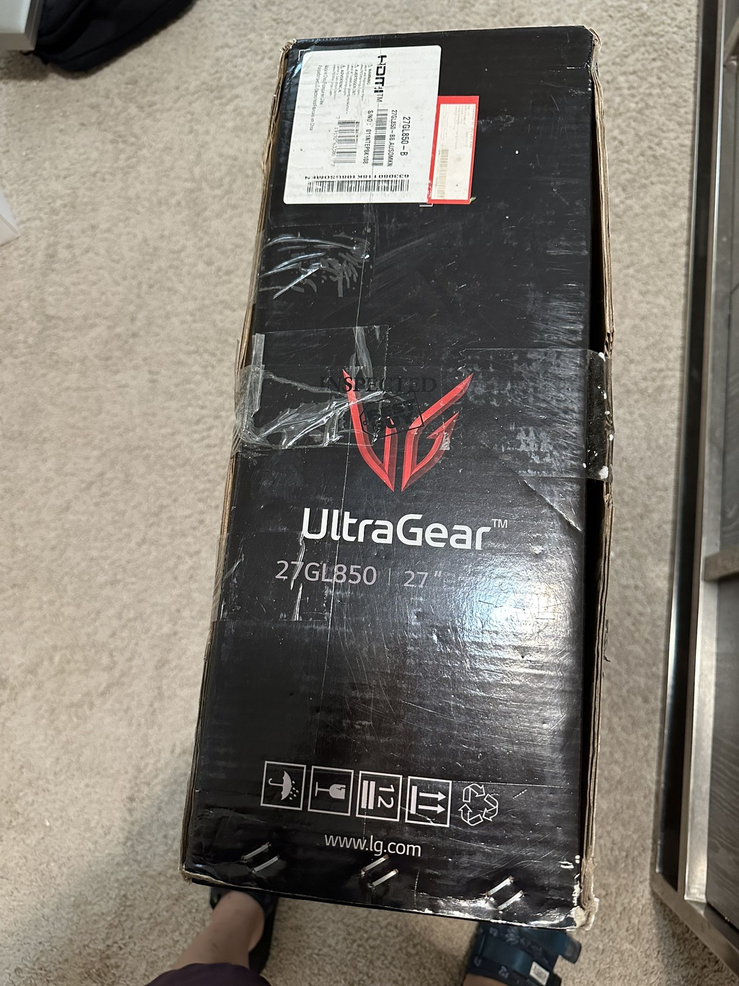 LG 27GL850 144hz Nano IPS Gaming monitor