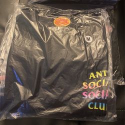 Anti Social Social Club Three Evils Black T Medium Authentic 