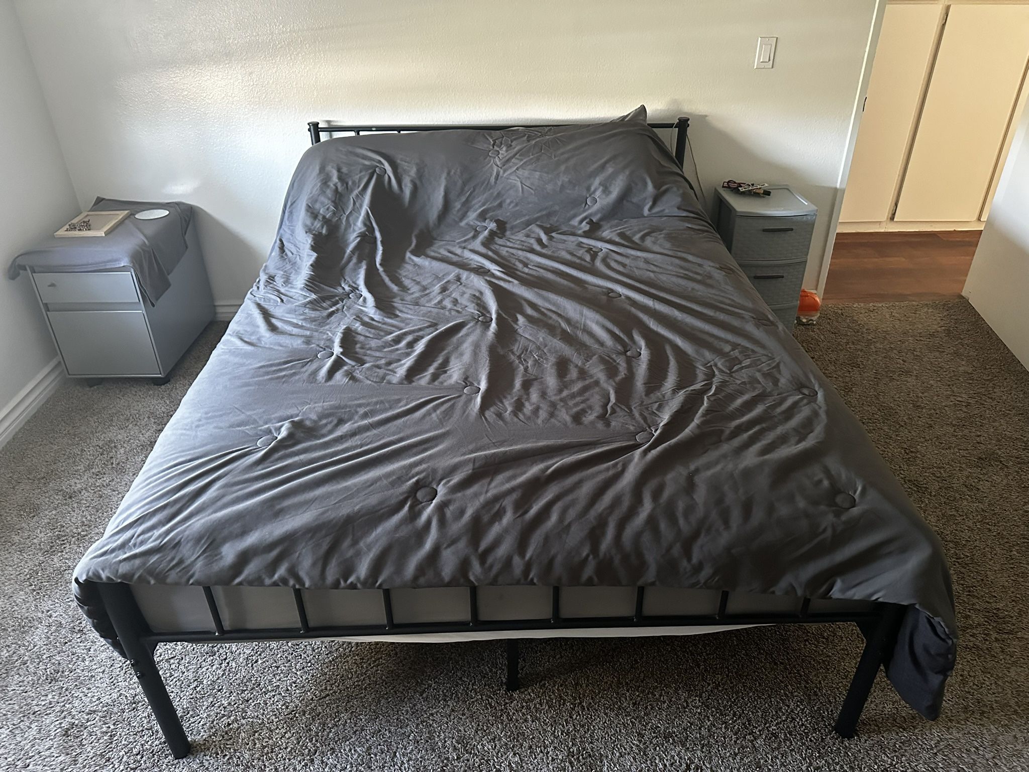 Queen Size Matress And Frame