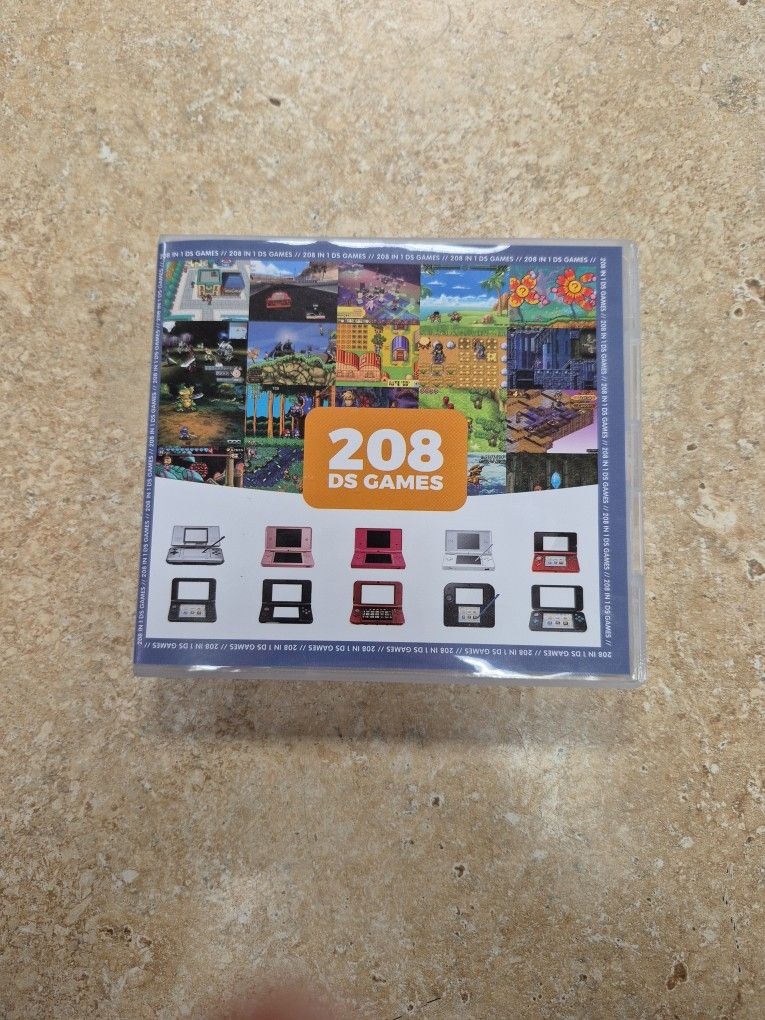 208 In 1 DS Game Card For Nintendo DS Console