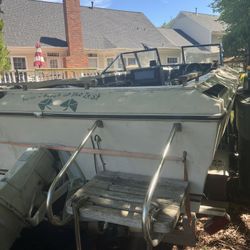 Boat and trailer, trailer $500. boat is free