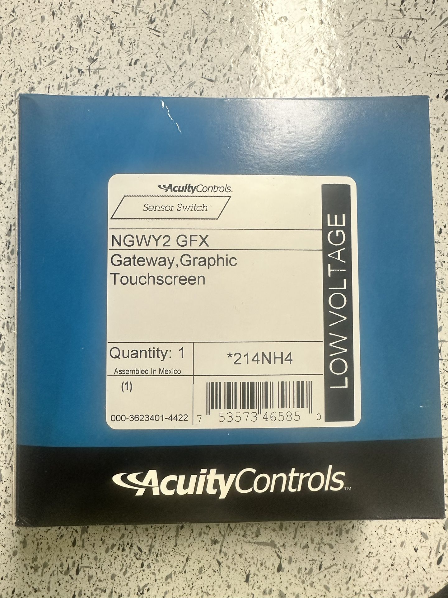 NEW Acuity Controls Sensor Switch nLight NGWY2 GFX Gateway Graphic Touchscreen