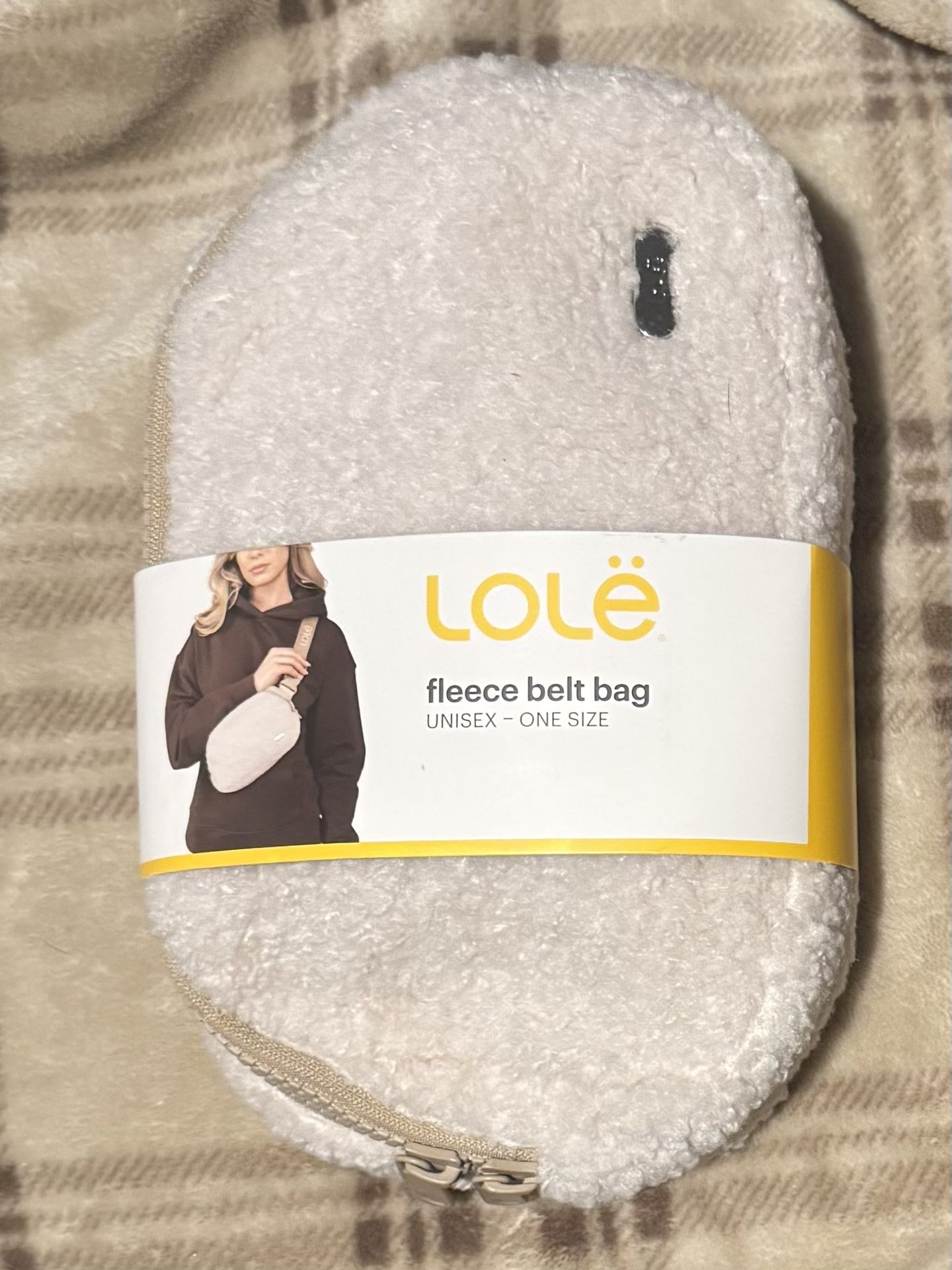 LOLE fleece Belt Bag
