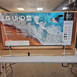 LG 86 INCH 120HZ UHD TV'S IN STOCK BLUETOOTH THIN Q W/WARRANTY PAYMENT PLANS 