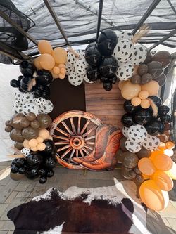Cowboy theme backdrop