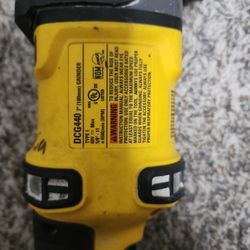 7" Dewalt Grinder