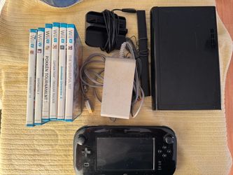 Wii U System Lot Error”2215”with 7 games