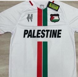 Palestine Soccer Jersey White New with Tags