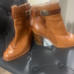 Botas De Piel Genuinas COACH 9 B
