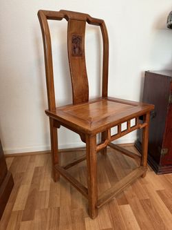 Antique Chinese Peasant Chair Over 100 Years Old