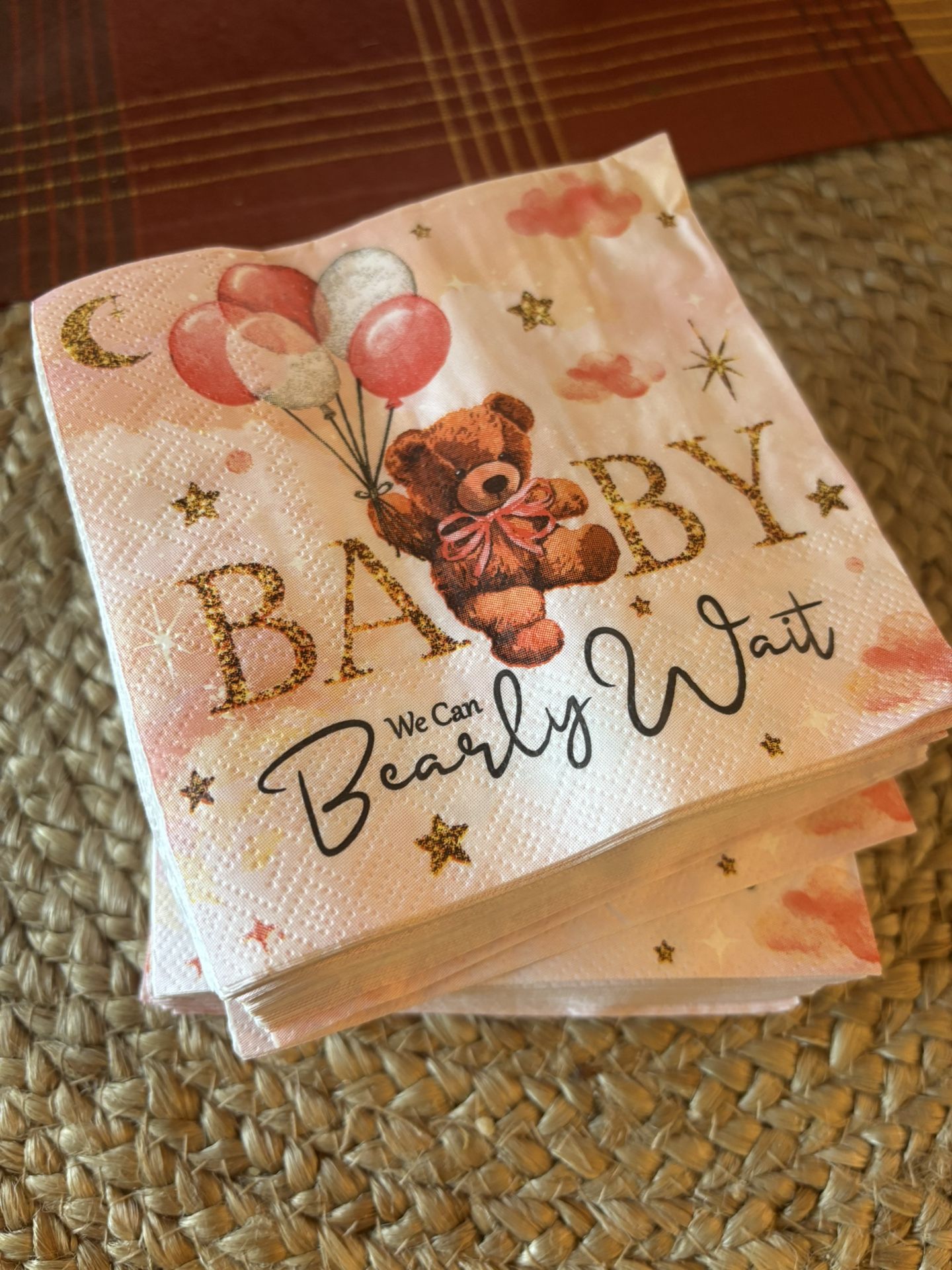 baby shower napkins
