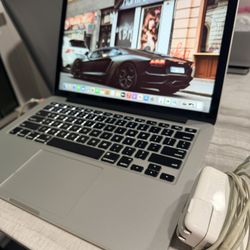 MacBook Pro 13.3” Retina/ 2.7GHz Intel i5/ 8gb ram/ 128gbSSD/MacOS Monterey 2024/ Gpu Iris / Super🧼