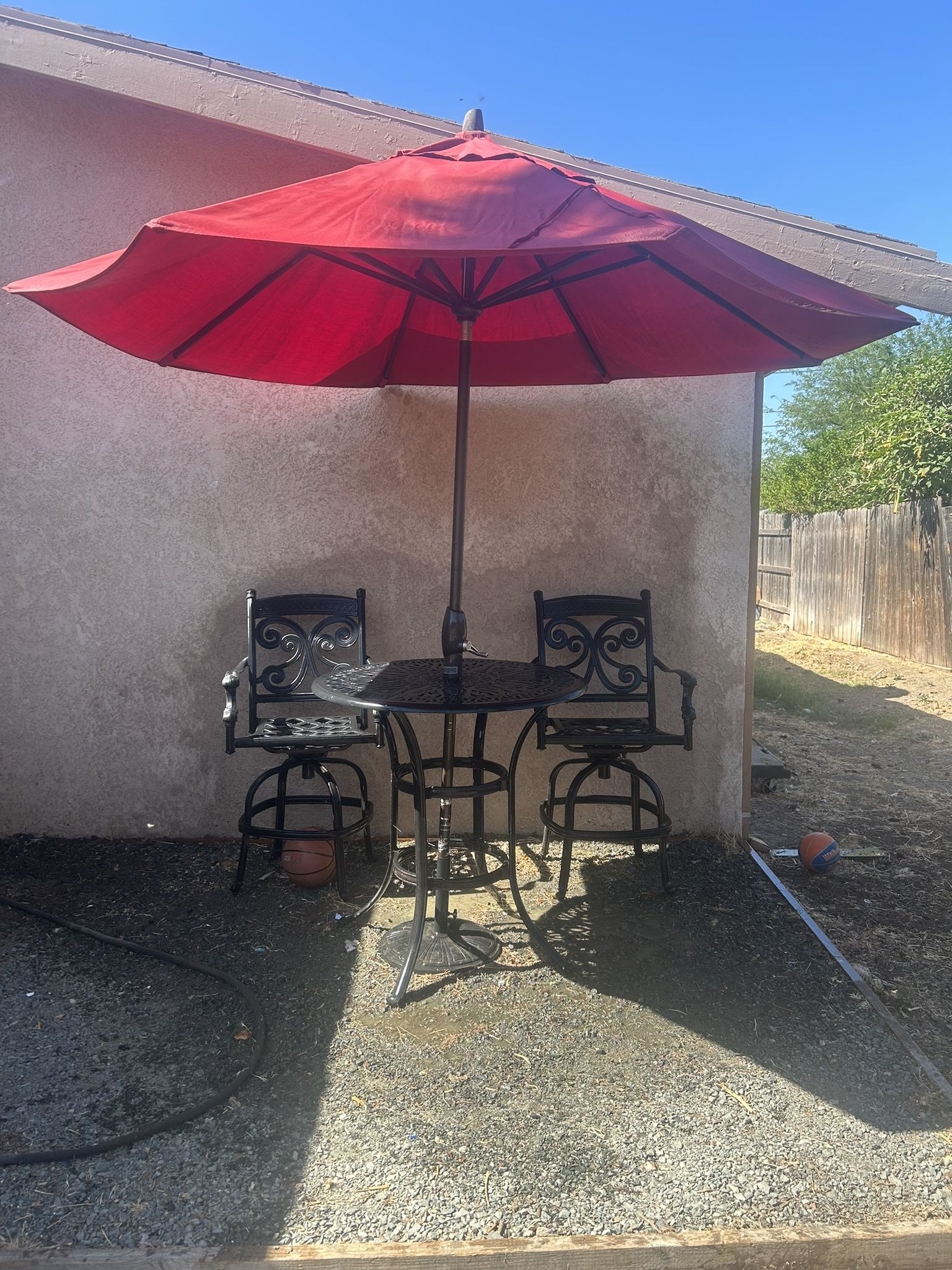 High Table With 2 Chairs