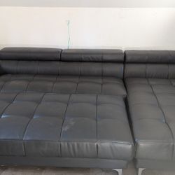 5 Piece Leather Couch Set