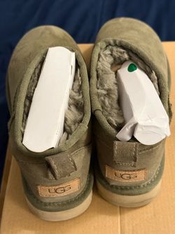 UGG Suede Shearling Ankle Boots
