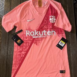 2018 Rare Barcelona Pink Vaporknit Away Jersey AUTHENTIC