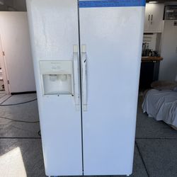 White Side-By-Side Refrigerator