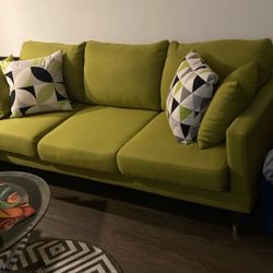 Lime Green Sofa